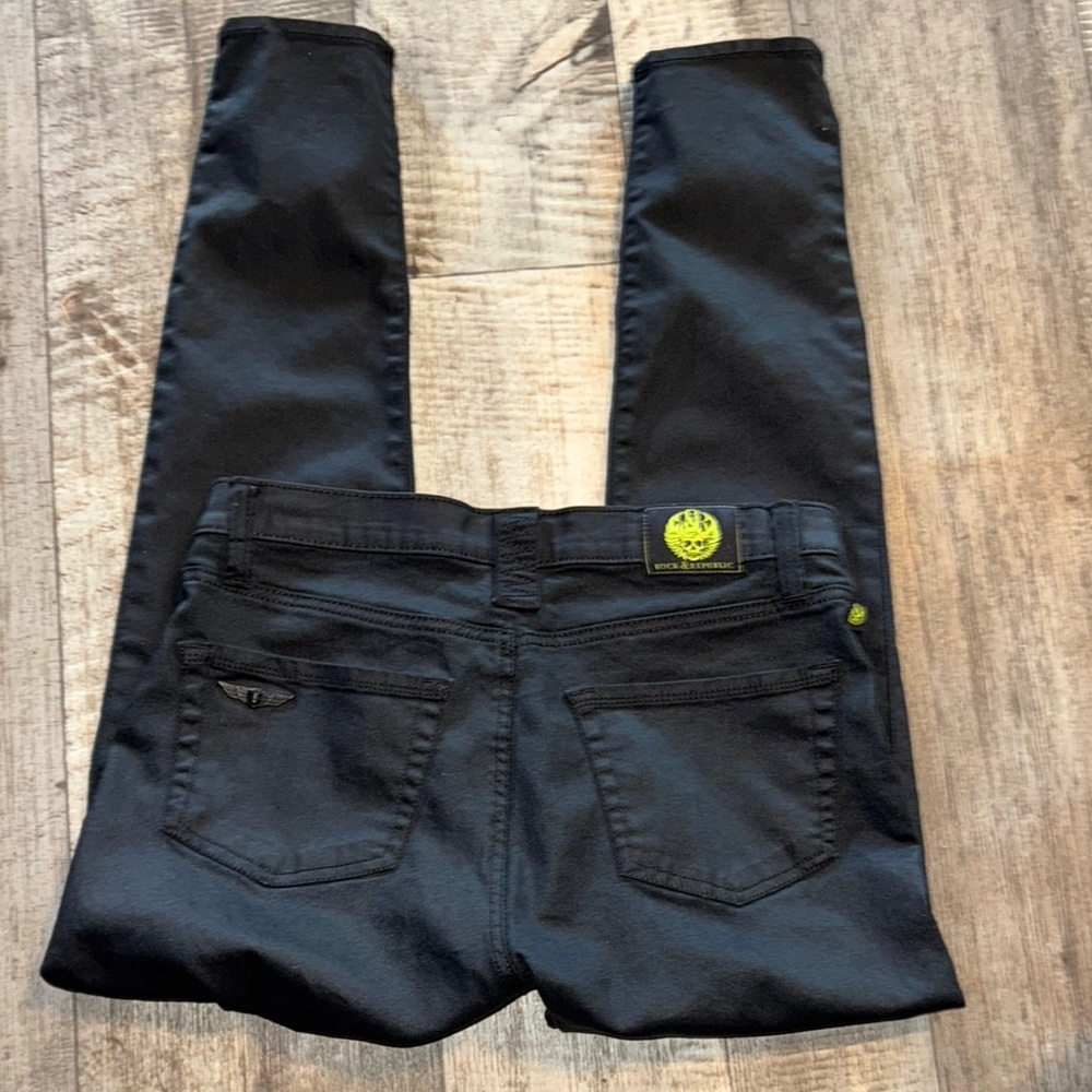 ROCK & REPUBLIC Banshee glow jeans-size 10 - Picture 2 of 13